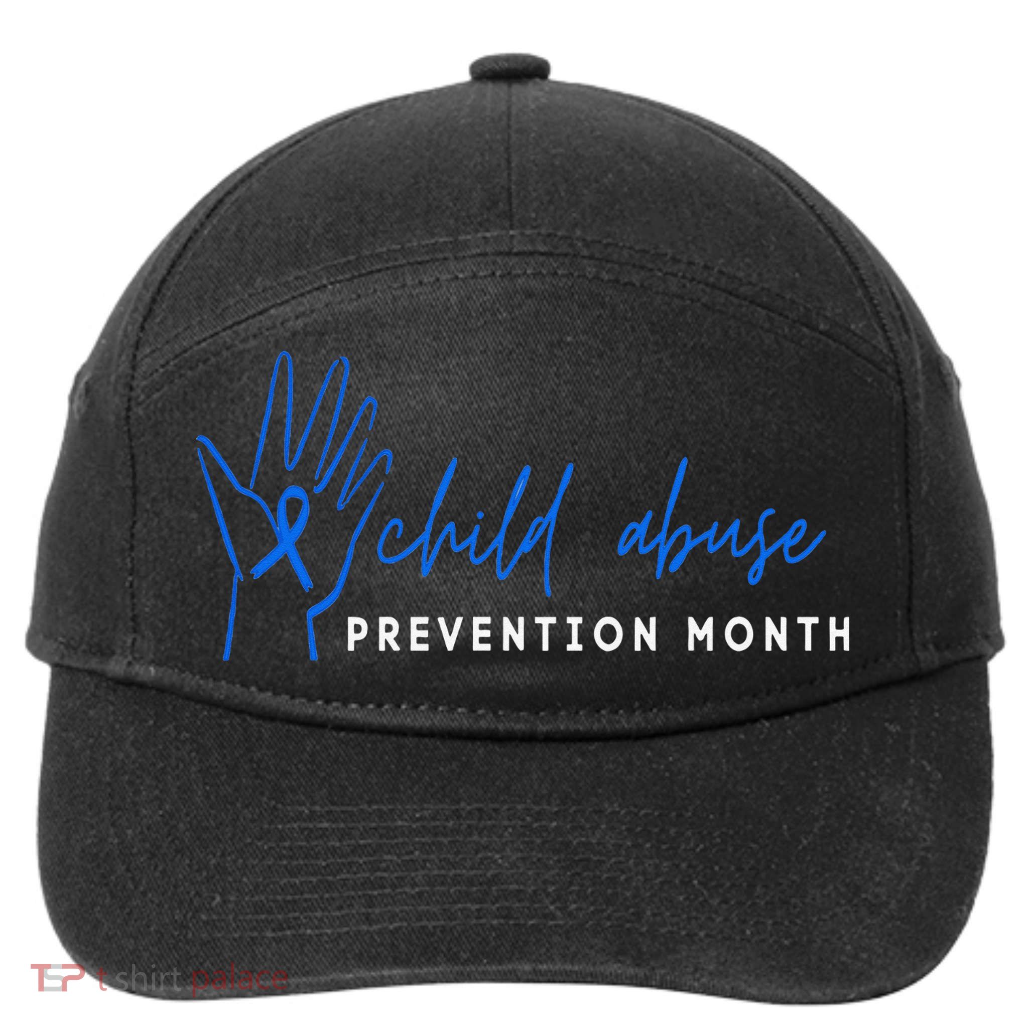 It shouldn't hurt To Be A Child Abuse Prevention Month 7-Panel Snapback Hat