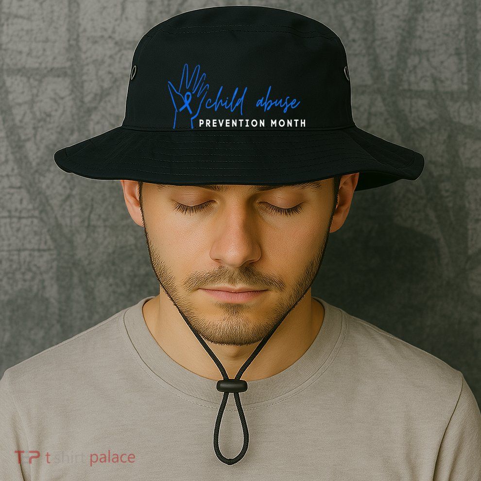 It shouldn't hurt To Be A Child Abuse Prevention Month Bucket Hat