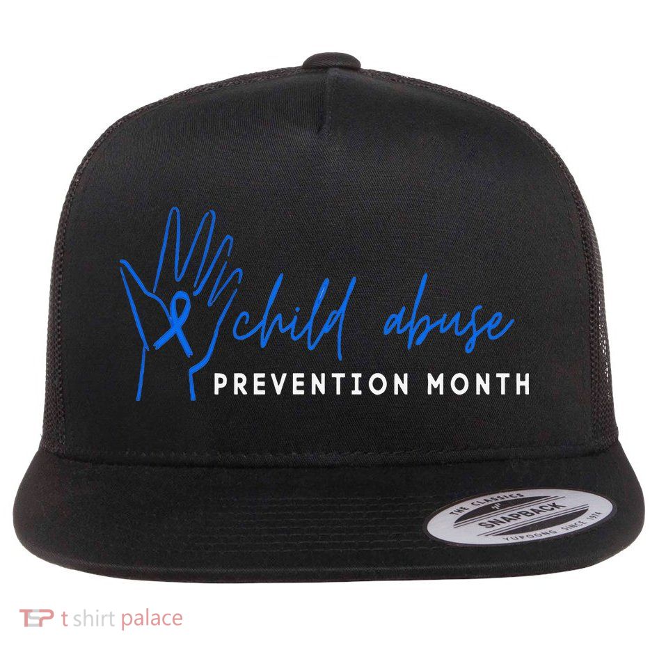 It shouldn't hurt To Be A Child Abuse Prevention Month Flatbill Hat