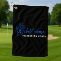 It shouldn't hurt To Be A Child Abuse Prevention Month Golf Towel