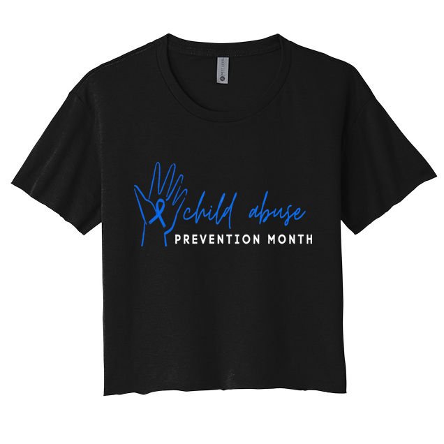 It shouldn't hurt To Be A Child Abuse Prevention Month Crop Top