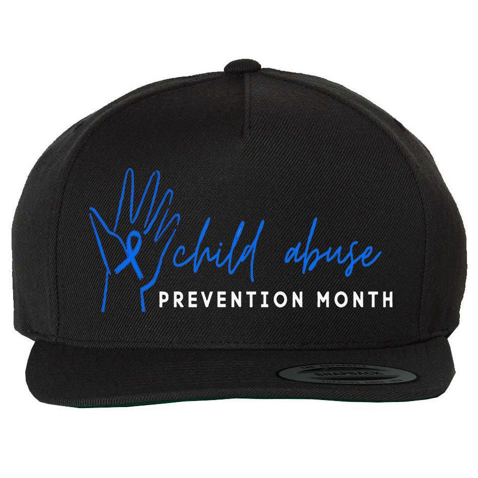 It shouldn't hurt To Be A Child Abuse Prevention Month Wool Snapback Cap