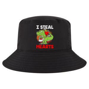 I Steal Hearts Dinosaur Heart Valentines Day Gift Cool Comfort Performance Bucket Hat