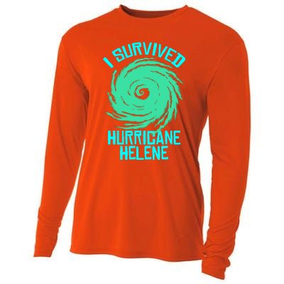 I Survived Hurricane Helene Florida 2024 Cooling Performance Long Sleeve Crew