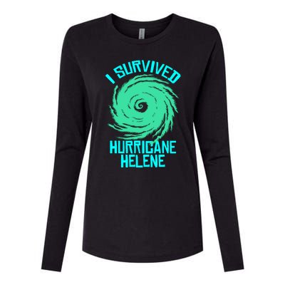 I Survived Hurricane Helene Florida 2024 Womens Cotton Relaxed Long Sleeve T-Shirt