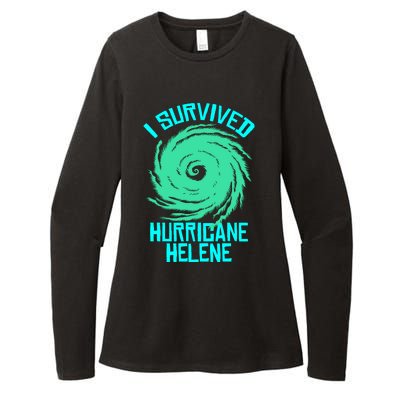 I Survived Hurricane Helene Florida 2024 Womens CVC Long Sleeve Shirt