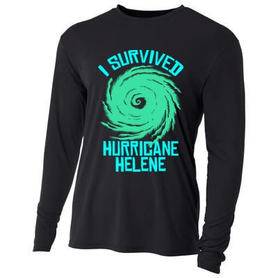 I Survived Hurricane Helene Florida 2024 Cooling Performance Long Sleeve Crew
