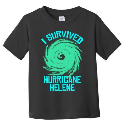 I Survived Hurricane Helene Florida 2024 Toddler T-Shirt