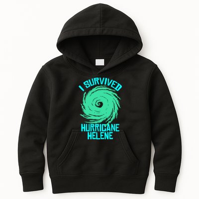 I Survived Hurricane Helene Florida 2024 Kids Hoodie