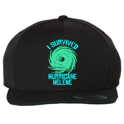 I Survived Hurricane Helene Florida 2024 Wool Snapback Cap