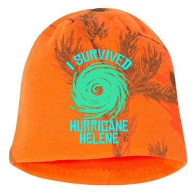 I Survived Hurricane Helene Florida 2024 Kati - Camo Knit Beanie