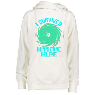 I Survived Hurricane Helene Florida 2024 Womens Funnel Neck Pullover Hood