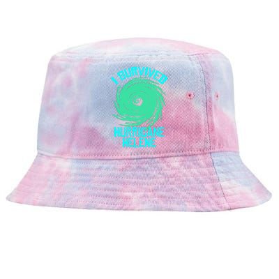 I Survived Hurricane Helene Florida 2024 Tie-Dyed Bucket Hat