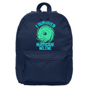 I Survived Hurricane Helene Florida 2024 16 in Basic Backpack