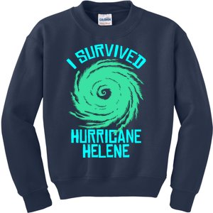 I Survived Hurricane Helene Florida 2024 Kids Sweatshirt