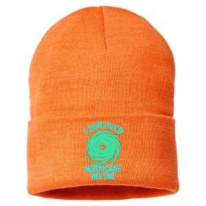 I Survived Hurricane Helene Florida 2024 Sustainable Knit Beanie