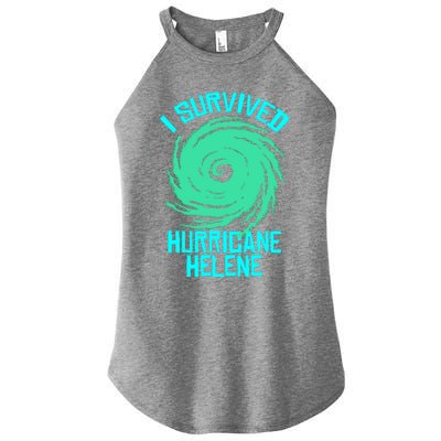 I Survived Hurricane Helene Florida 2024 Women's Perfect Tri Rocker Tank