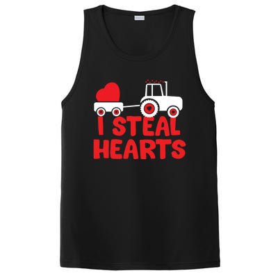 I Steal Hearts Dinosaur Valentines Day Toddle Gift PosiCharge Competitor Tank