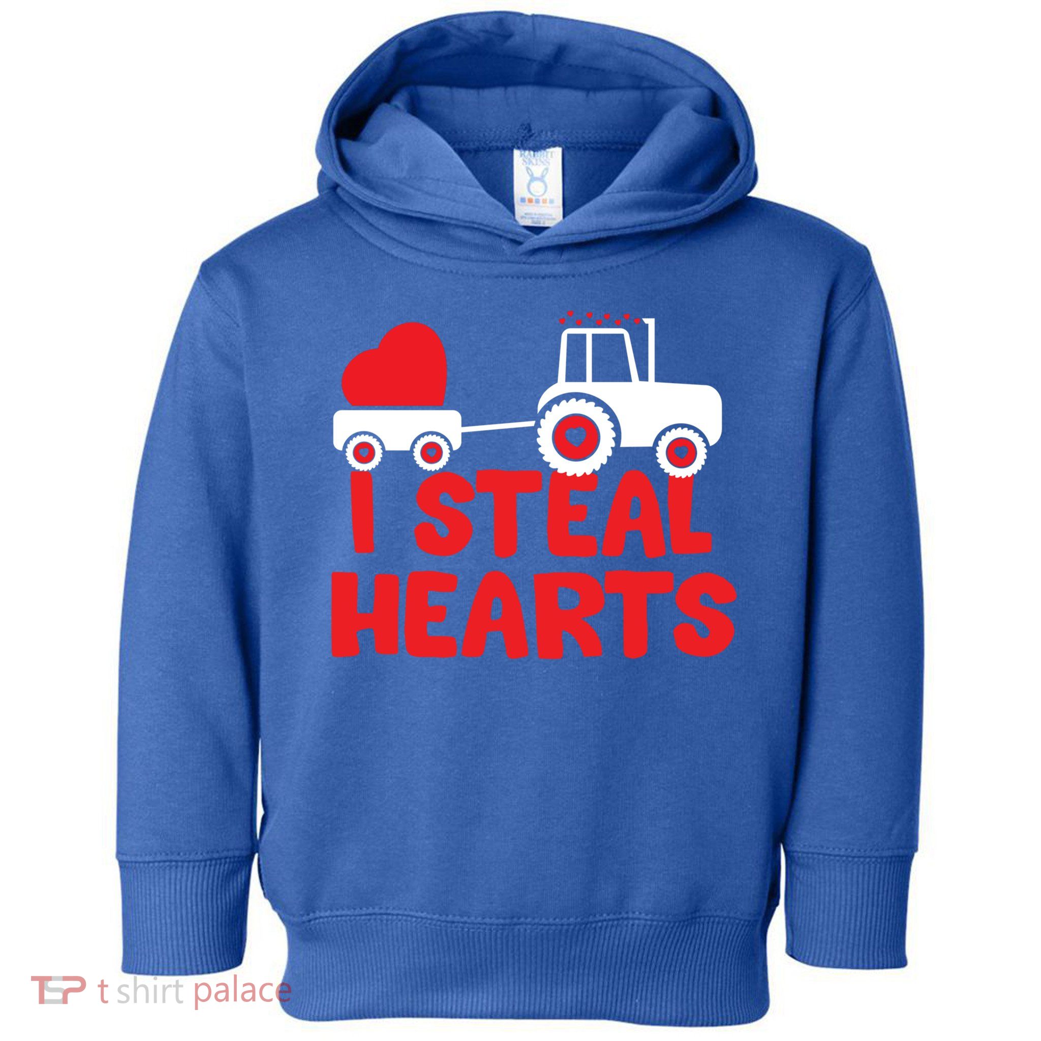 I Steal Hearts Dinosaur Valentines Day Toddle Gift Toddler Hoodie