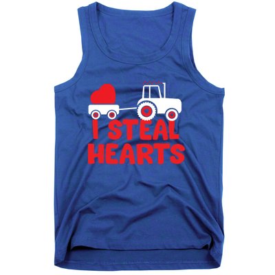 I Steal Hearts Dinosaur Valentines Day Toddle Gift Tank Top