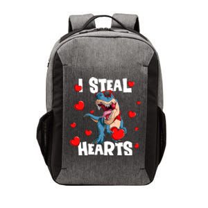 I Steal Hearts Dinosaur Valentines Day Funny Gift Vector Backpack