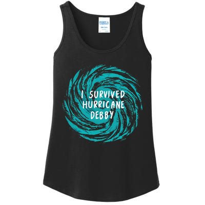 I Survived Hurricane Debby 2024 Florida Ladies Essential Tank