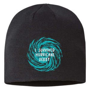 I Survived Hurricane Debby 2024 Florida Sustainable Beanie