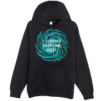 I Survived Hurricane Debby 2024 Florida Premium Pullover Hoodie