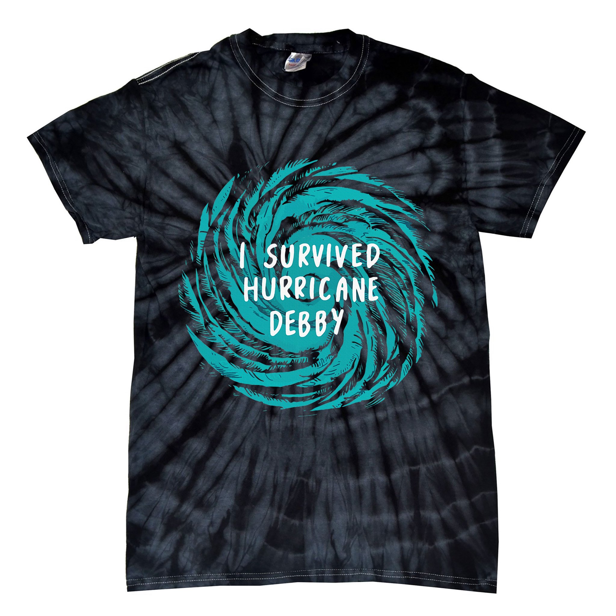 I Survived Hurricane Debby 2024 Florida Tie-Dye T-Shirt