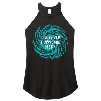 I Survived Hurricane Debby 2024 Florida Women's Perfect Tri Rocker Tank