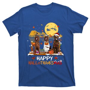 Irish Setter Happy Hallothanksmas Halloween Thanksgiving Gift T-Shirt