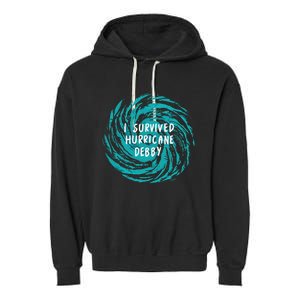 I Survived Hurricane Debby 2024 Garment-Dyed Fleece Hoodie