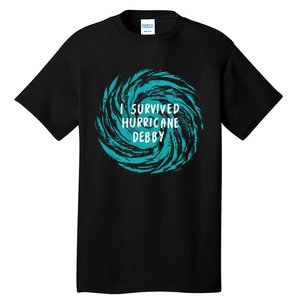 I Survived Hurricane Debby 2024 Tall T-Shirt