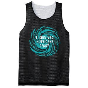 I Survived Hurricane Debby 2024 Mesh Reversible Basketball Jersey Tank