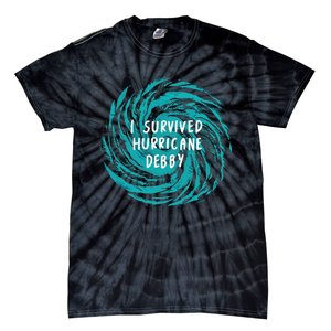 I Survived Hurricane Debby 2024 Tie-Dye T-Shirt