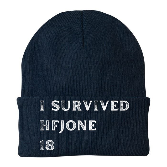 I Survive Hfjone 18 Knit Cap Winter Beanie