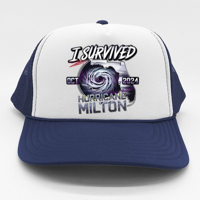 I Survived Hurricane Milton 2024 Trucker Hat