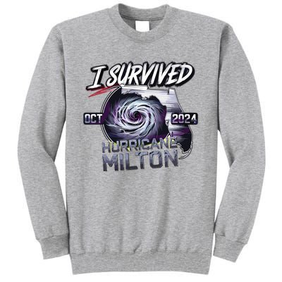 I Survived Hurricane Milton 2024 Tall Sweatshirt