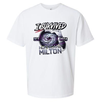 I Survived Hurricane Milton 2024 Sueded Cloud Jersey T-Shirt