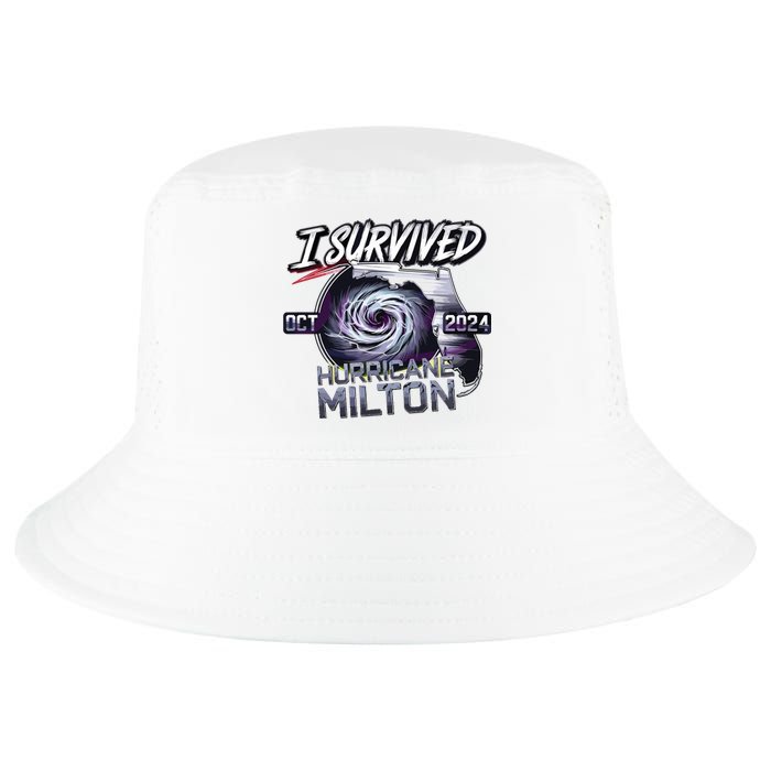 I Survived Hurricane Milton 2024 Cool Comfort Performance Bucket Hat