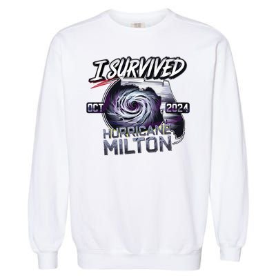 I Survived Hurricane Milton 2024 Garment-Dyed Sweatshirt