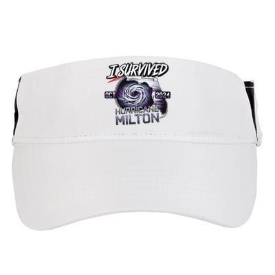 I Survived Hurricane Milton 2024 Adult Drive Performance Visor