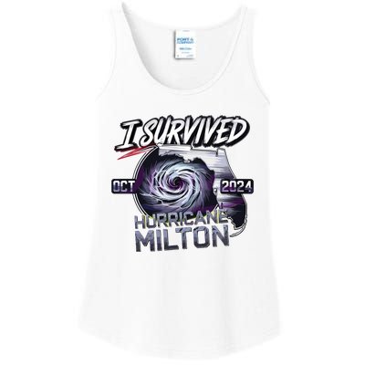 I Survived Hurricane Milton 2024 Ladies Essential Tank