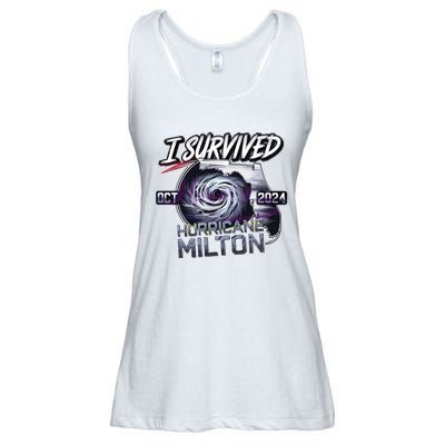 I Survived Hurricane Milton 2024 Ladies Essential Flowy Tank