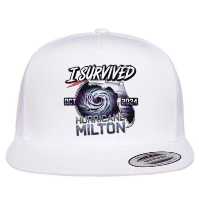 I Survived Hurricane Milton 2024 Flat Bill Trucker Hat