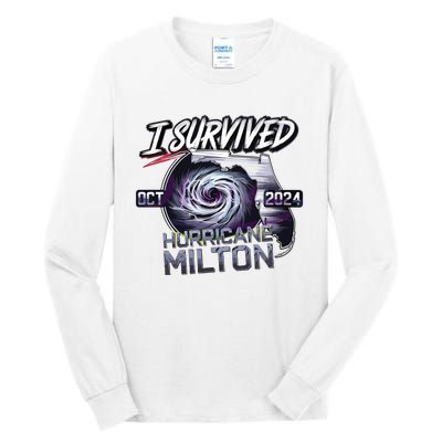 I Survived Hurricane Milton 2024 Tall Long Sleeve T-Shirt