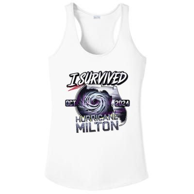 I Survived Hurricane Milton 2024 Ladies PosiCharge Competitor Racerback Tank