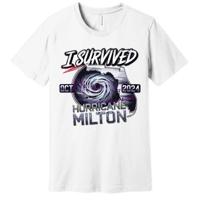 I Survived Hurricane Milton 2024 Premium T-Shirt