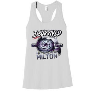 I Survived Hurricane Milton 2024 Women's Racerback Tank