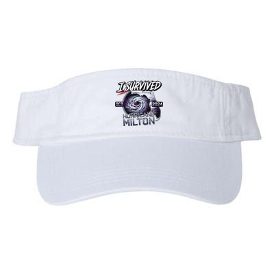 I Survived Hurricane Milton 2024 Valucap Bio-Washed Visor